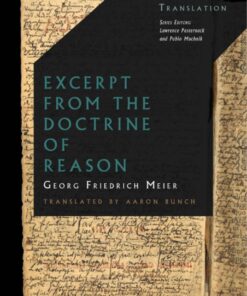 Excerpt from the Doctrine of Reason: International Perspectives eBook