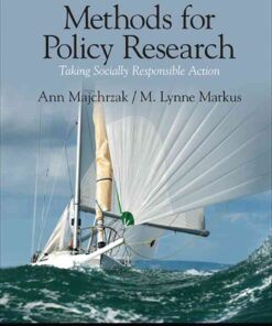 Methods for Policy Research: Taking Socially Responsible Action, 2nd Edition eBook