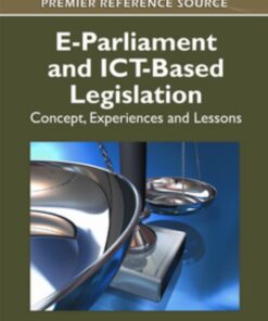 E-Parliament and ICT-Based Legislation eBook