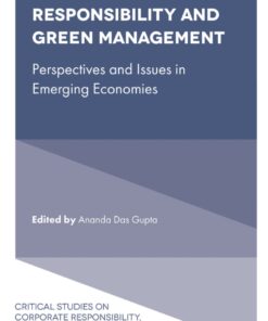 Strategic Corporate Responsibility and Green Management: Perspectives and Issues in Emerging Economies eBook