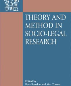 Theory and Method in Socio-Legal Research eBook