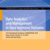 Data Analytics and Management in Data Intensive Domains: 21st International Conference, DAMDID/RCDL 2019, Kazan, Russia, October 15–18, 2019, Revised Selected Papers eBook
