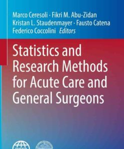 Statistics and Research Methods for Acute Care and General Surgeons eBook
