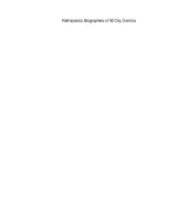 Palimpsests: Biographies of 50 City Districts. International Case Studies of Urban Change eBook