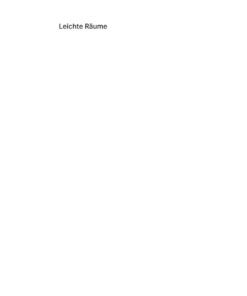 Leichte Räume: Gestaltung und Konstruktion im Trockenbau eBook