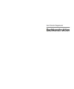 Basics Dachkonstruktion: Neuausgabe eBook