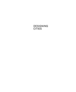 Designing Cities: Basics, Principles, Projects eBook