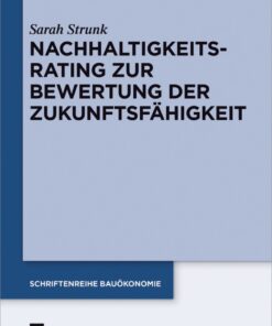 Nachhaltigkeitsrating zur Bewertung der Zukunftsfähigkeit von Immobilien eBook