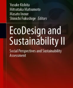 EcoDesign and Sustainability II: Social Perspectives and Sustainability Assessment eBook