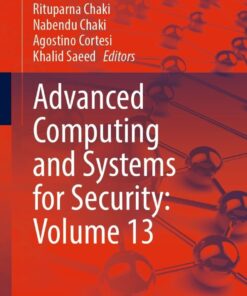 Advanced Computing and Systems for Security: Volume 13 eBook