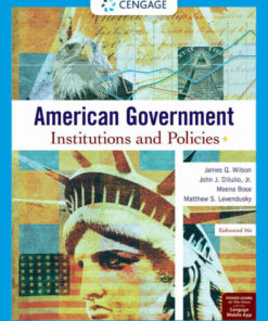 American Government: Institutions and Policies, Enhanced 16th Edition eBook