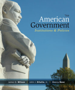 American Government: Institutions and Policies, 14th Edition eBook
