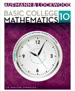 Basic College Mathematics: An Applied Approach, 10th Edition eBook