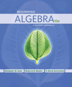 Beginning Algebra: A Guided Approach, 10th Edition eBook