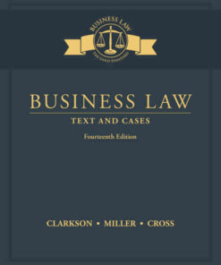 Business Law: Text and Cases, 14th Edition eBook