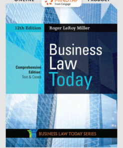 Business Law Today, Comprehensive, Text & Cases, 12th Edition eBook