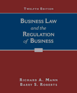 Business Law and the Regulation of Business, 12th Edition eBook