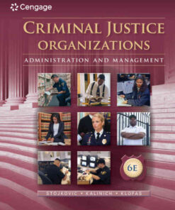 Criminal Justice Organizations: Administration and Management, 6th Edition eBook