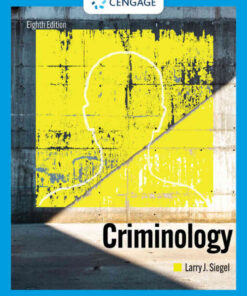 Criminology, 8th Edition eBook