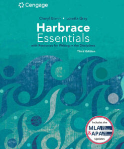Harbrace Essentials w/ Resources for Writing in the Disciplines (w/ MLA9E Updates), 3rd Edition eBook