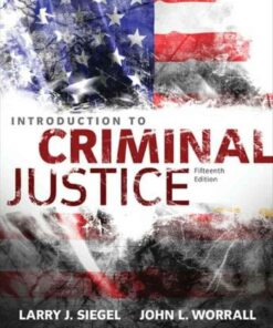 Introduction to Criminal Justice, 15th Edition eBook