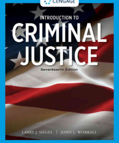 Introduction to Criminal Justice, 17th Edition eBook