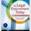 The Legal Environment Today - Summarized Case 9th Edition eBook