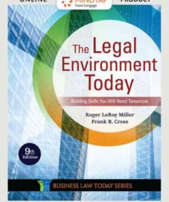 The Legal Environment Today - Summarized Case 9th Edition eBook