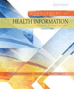 Management of Health Information: Functions & Applications, 2nd Edition eBook