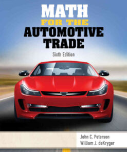 Math for the Automotive Trade, 6th Edition eBook