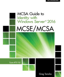 MCSA Guide to Identity with Windows Server® 2016, Exam 70-742, 1st Edition eBook