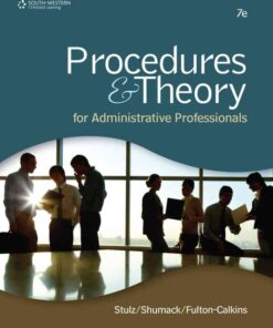 Procedures & Theory for Administrative Professionals, 7th Edition eBook