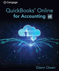 Using QuickBooks for Online for Accounting 2023, 6th Edition eBook