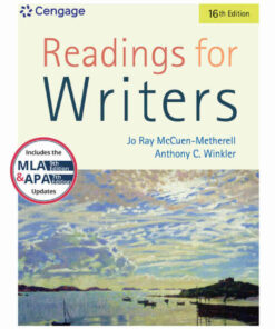 Readings for Writers (w/ APA7E & MLA9E Updates), 16th Edition eBook