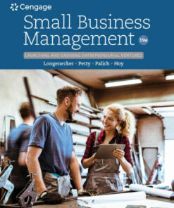 Small Business Management: Launching & Growing Entrepreneurial Ventures, 19th Edition eBook