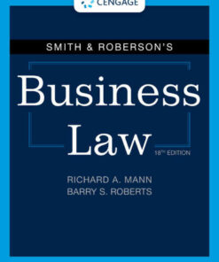Smith & Roberson's Business Law, 18th Edition eBook