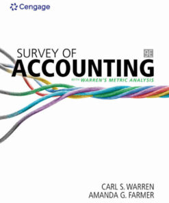 Survey of Accounting, 9th Edition eBook