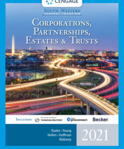 South-Western Federal Taxation: Corporations, Partnerships, Estates and Trusts, 2021 Edition eBook