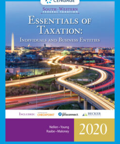 South-Western Federal Taxation 2020: Essentials of Taxation: Individuals and Business Entities, 23rd Edition eBook