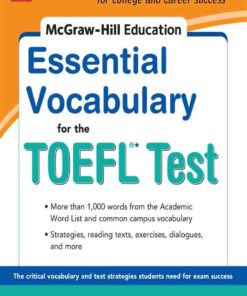 McGraw-Hill Education Essential Vocabulary for the TOEFL® Test eBook