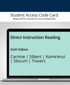 Direct Instruction Reading -- Enhanced Pearson eText: Courseware eBook