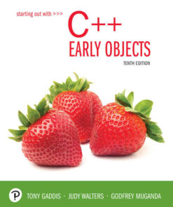 Starting Out with C++: Early Objects, 10th Edition eBook