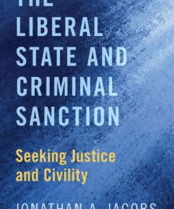 The Liberal State and Criminal Sanction: Seeking Justice and Civility eBook
