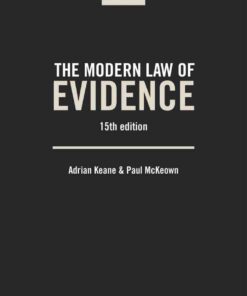 The Modern Law of Evidence, 15th Edition eBook