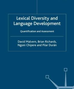 Lexical Diversity and Language Development: Quantification and Assessment eBook