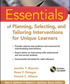 Essentials of Planning, Selecting, and Tailoring Interventions for Unique Learners eBook