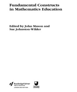 Fundamental Constructs in Mathematics Education eBook