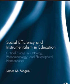 Social Efficiency and Instrumentalism in Education: Critical Essays in Ontology, Phenomenology, and Philosophical Hermeneutics eBook