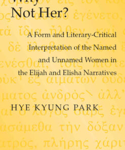Why Not Her?: A Form and Literary-Critical Interpretation of the Named and Unnamed Women in the Elijah and Elisha Narratives eBook