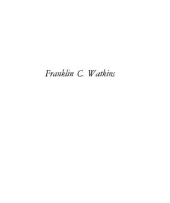 Franklin C. Watkins: Portrait of a Painter eBook